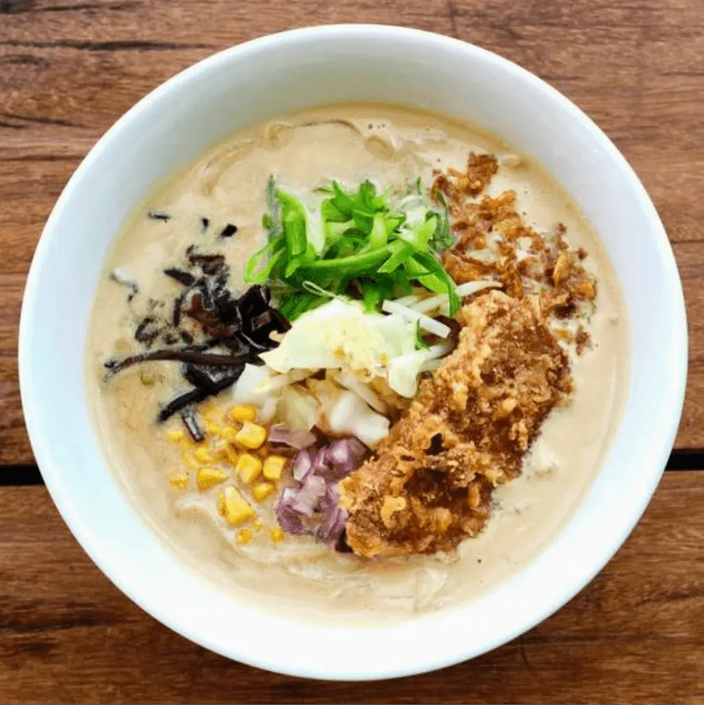 The real vegan miso ramen dish