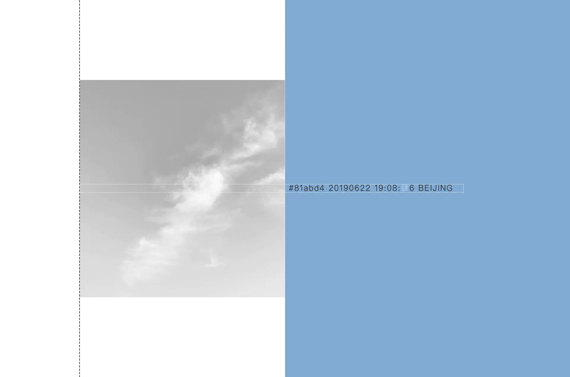 Spread — fading landscape