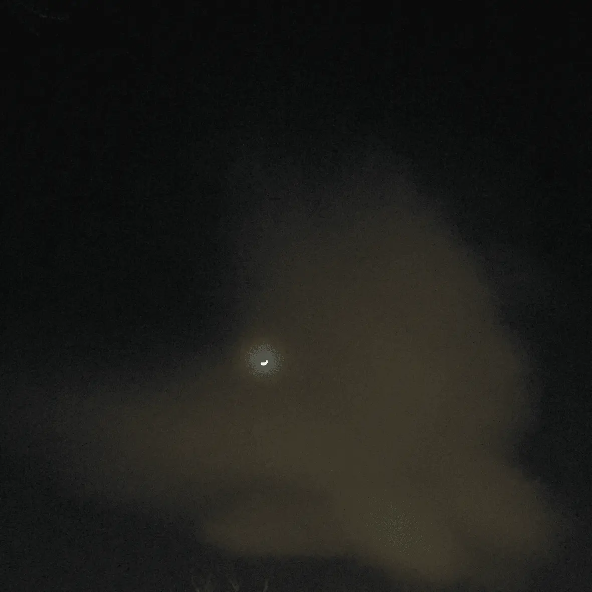 Clear evening sky