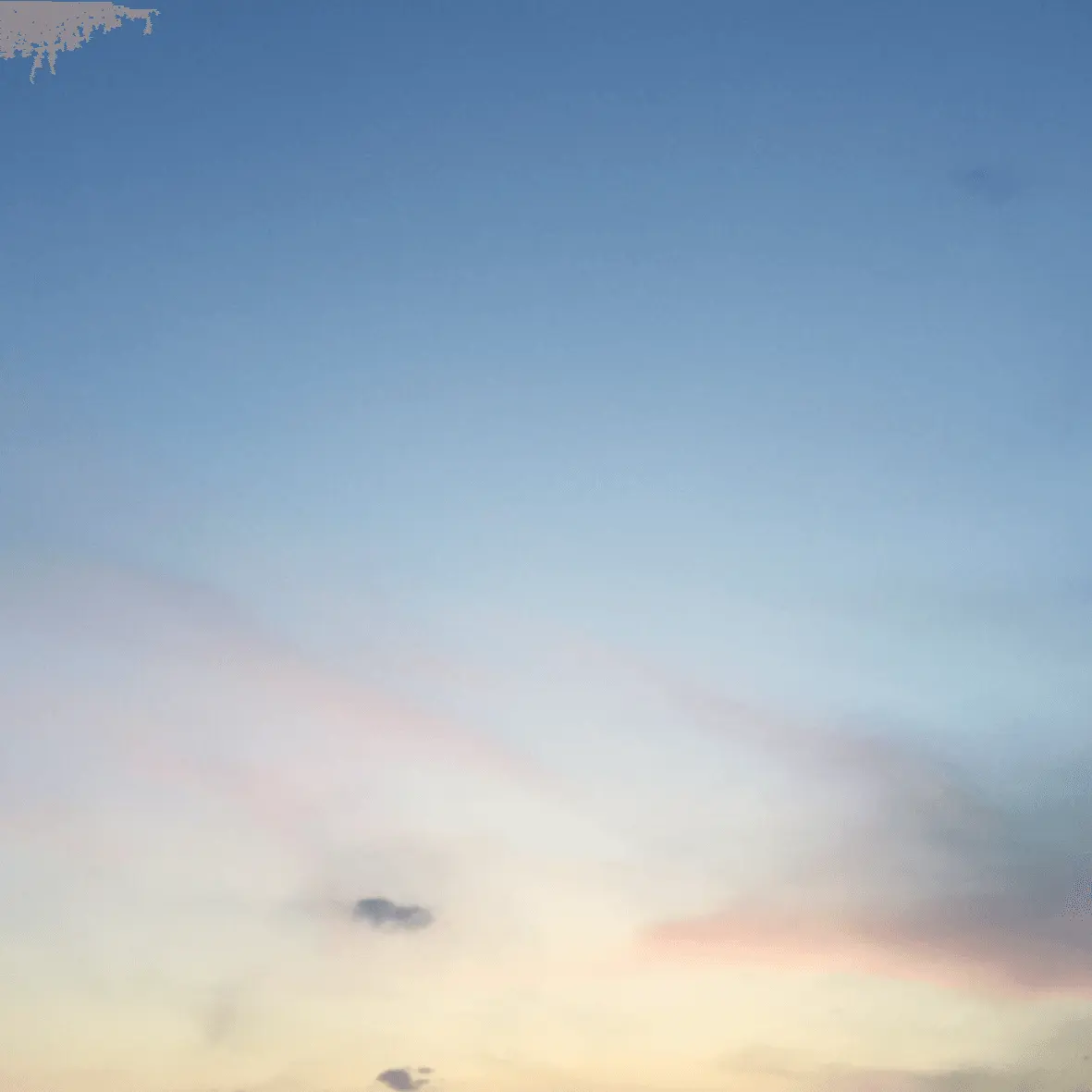 Pollution obscuring the sun