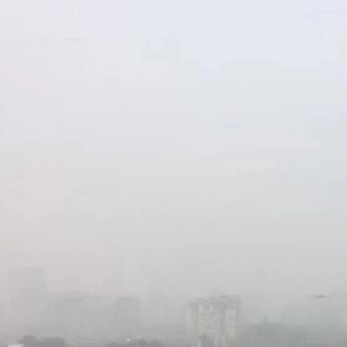 Smog day in Beijing